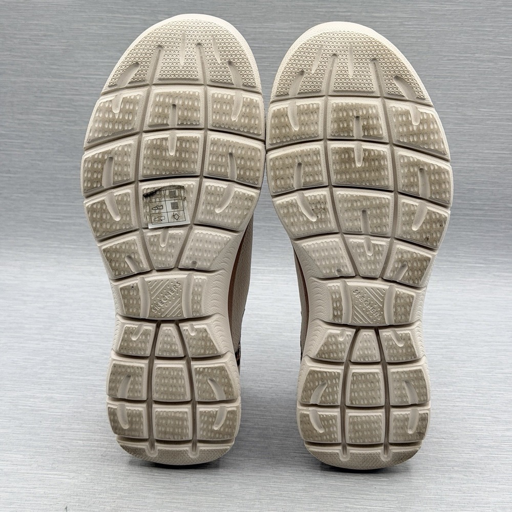 Skechers Slip Ins Women's 10 Summits Leopard Chic Natural Sneakers 150275 - Picture 5 of 12
